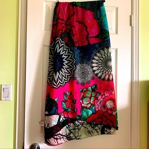 Desigual scarf in a vibrant colours & patterns.  It speaks for itself,